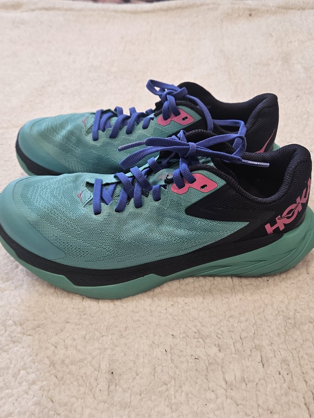 Hoka One One Women's Zinal Trail Running Shoe - Sneaker Mermaid Atlantis 6.5